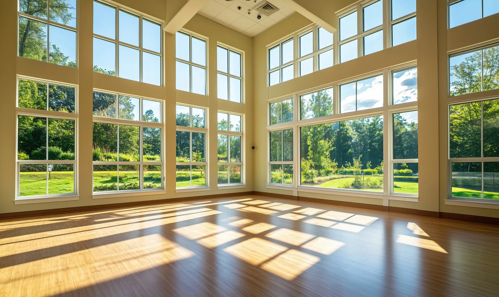 Beautiful home with modern windows and doors