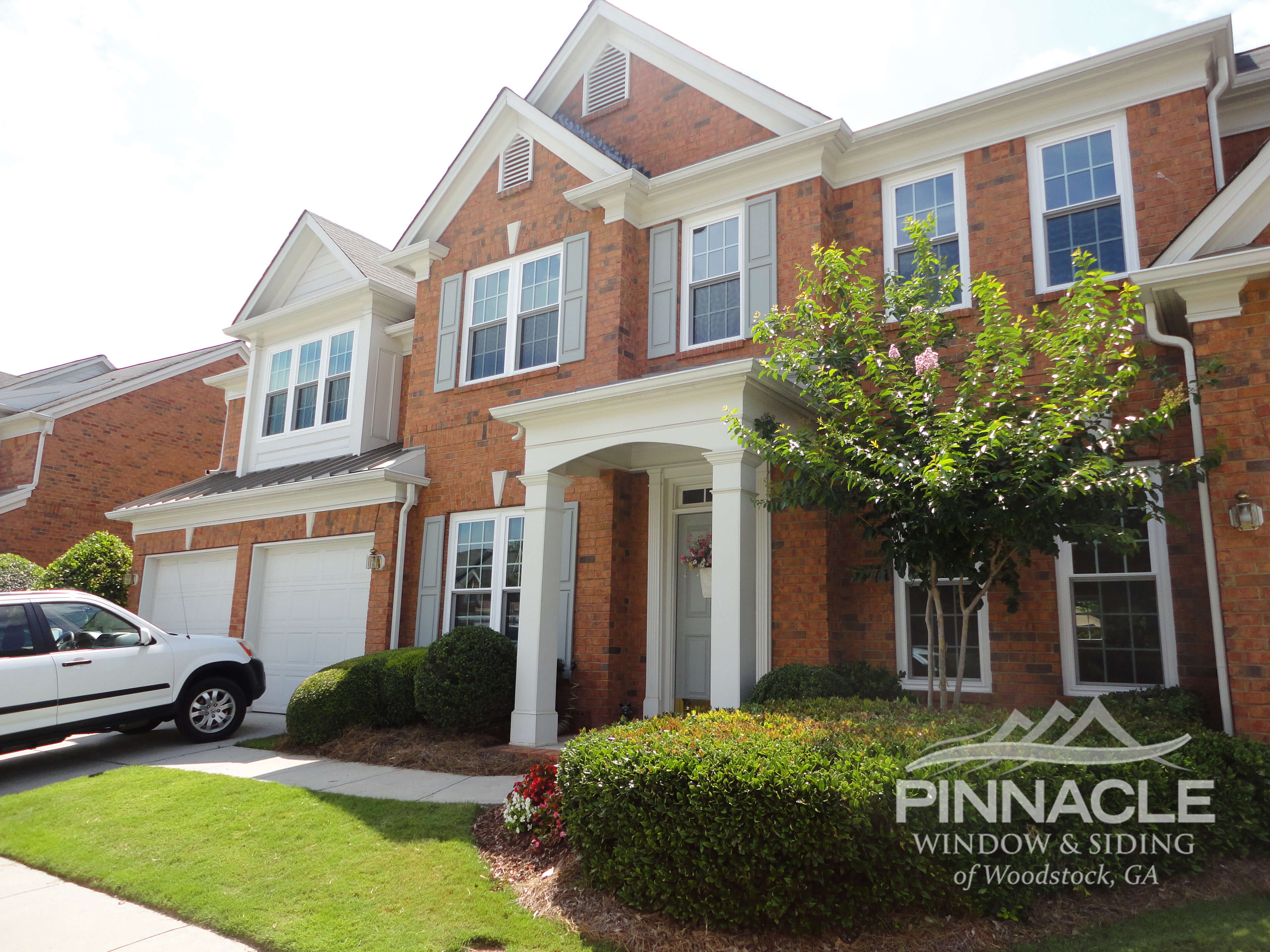 large brick home