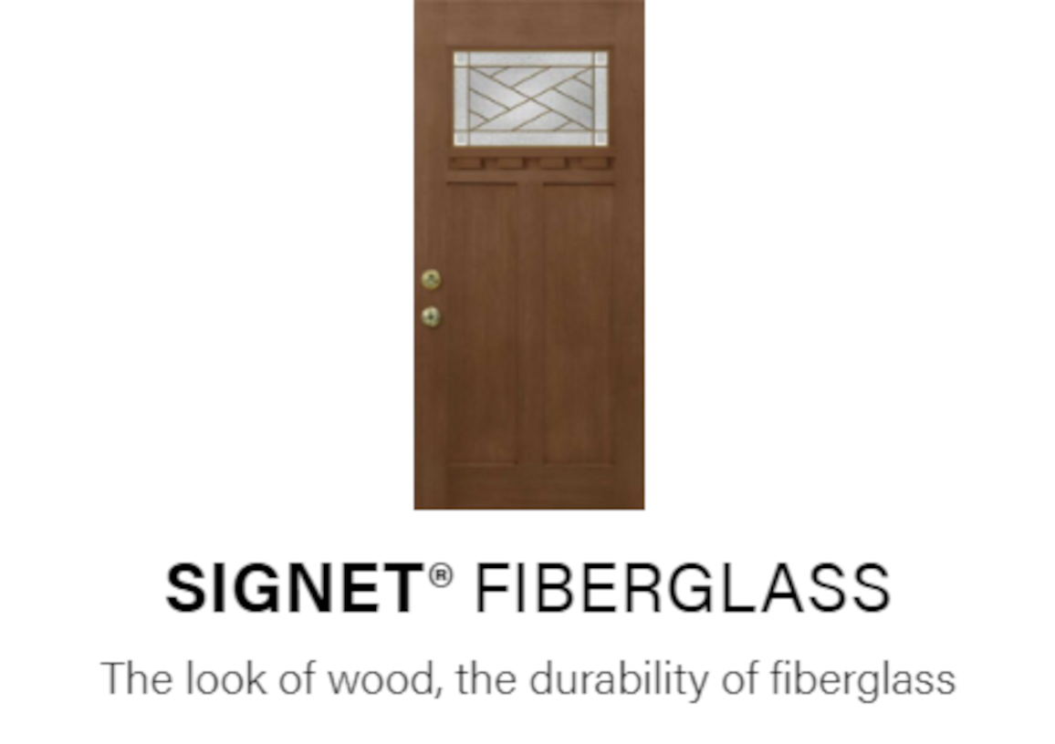 Signet Fiberglass Doors