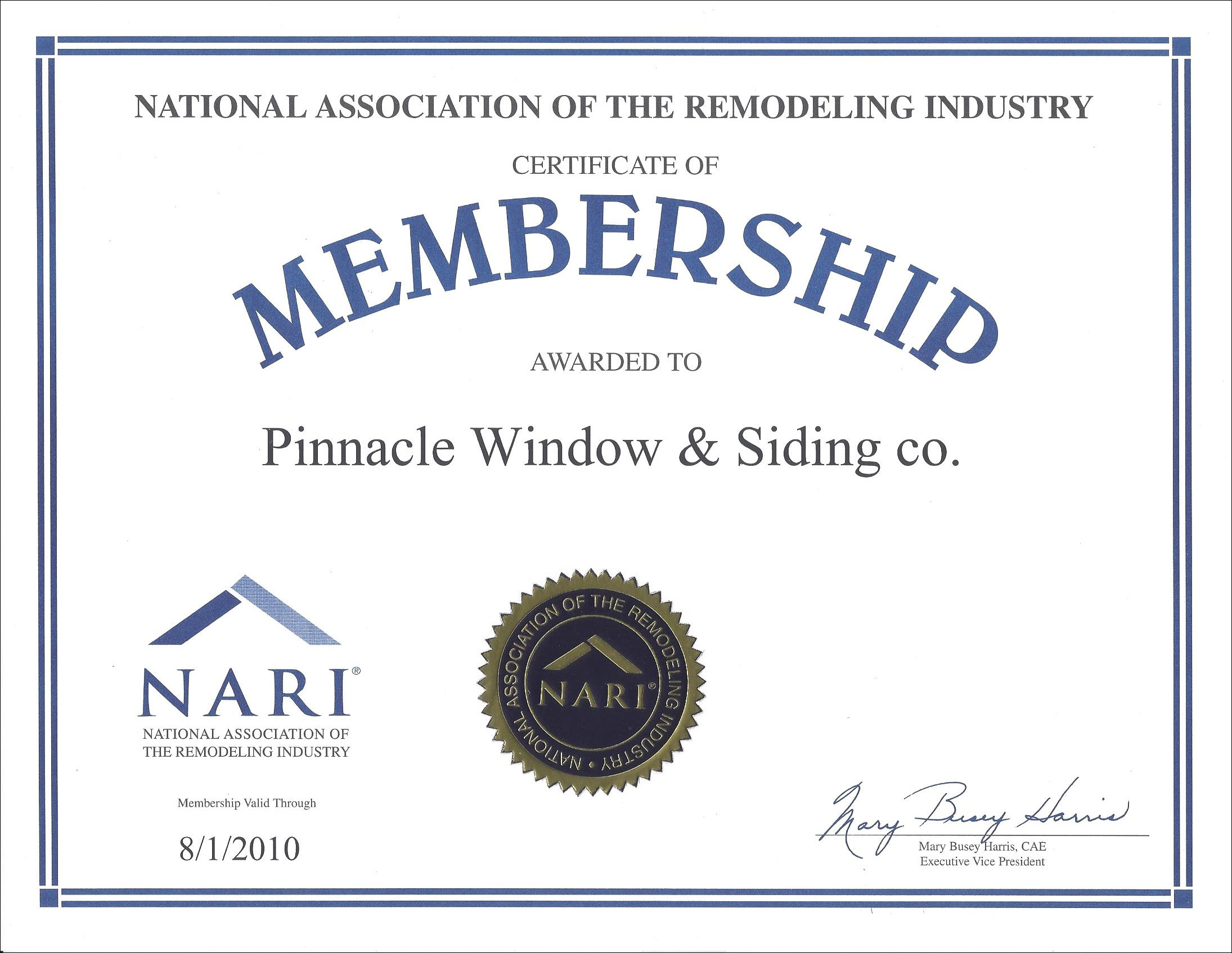 NARI Membership 2010