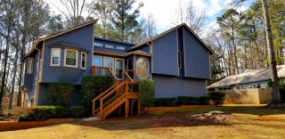 new windows in contemporary house