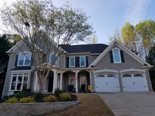 new windows and door on home