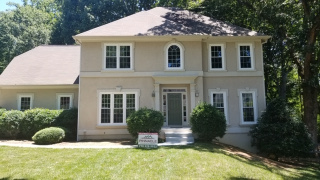 new windows on large 2 story home