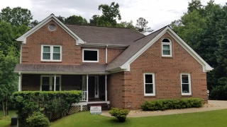 new windows on home with front porch