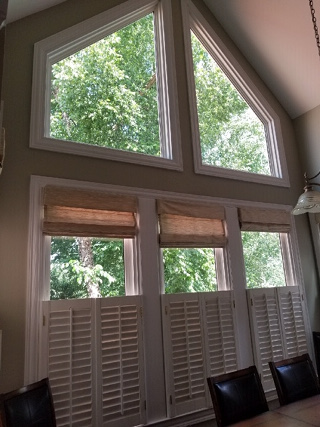new windows in dining area